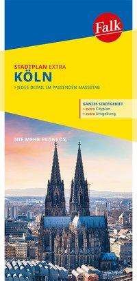 Cover for Mair-Dumont · Falkplan: Falk Extra Köln (Innbunden bok) (2021)
