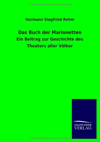 Hermann Siegfried Rehm · Das Buch Der Marionetten (Paperback Bog