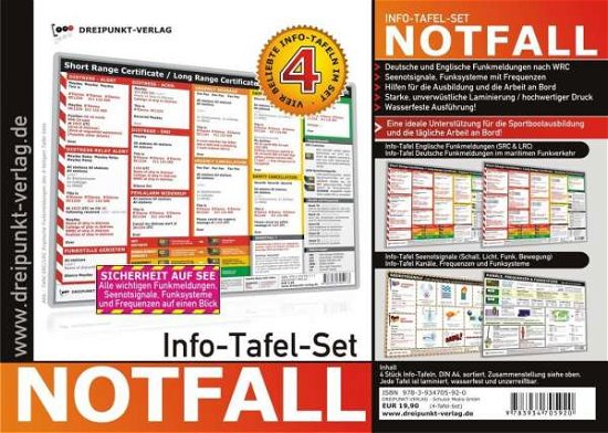 Tafel-Set Notfall,4 Info-Tafeln - Schulze - Bøger -  - 9783934705920 - 