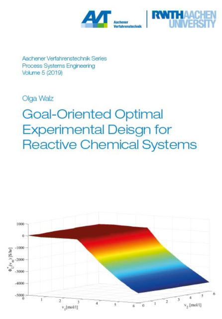 Cover for Walz, Dr Olga, Ph.D. · Goal-Oriented Optimal Experimental Design for Reactive Chemical Systems - Aachener Verfahrenstechnik Series – Process Systems Engineering (Paperback Book) (2019)