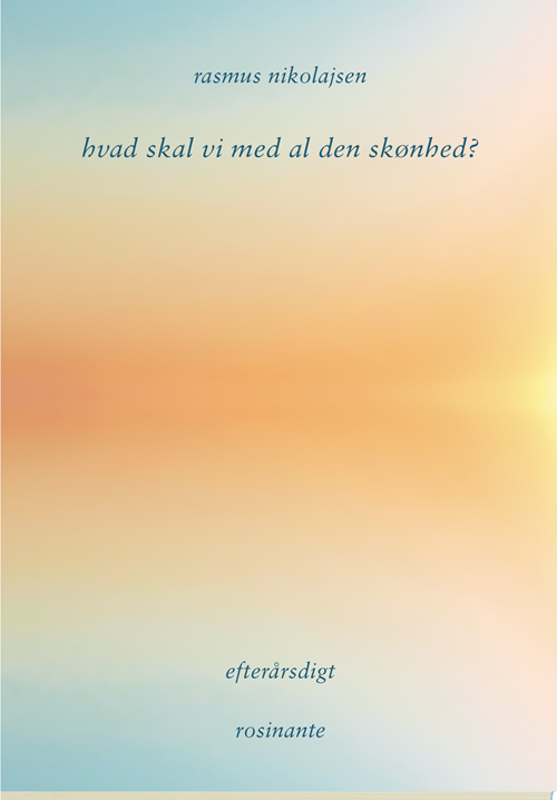 Cover for Rasmus Nikolajsen · Hvad skal vi med al den skønhed? (Taschenbuch) [1. Ausgabe] (2018)