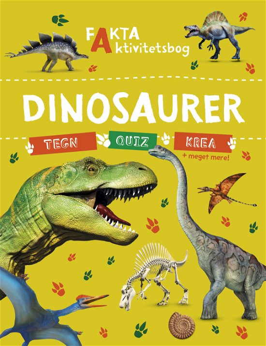 Fakta aktivitetsbøger: Fakta aktivitetsbog: Dinosaurer (Hæftet bog) [1. udgave] (2022)