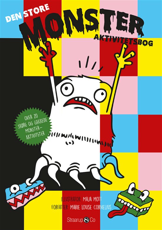 Cover for Marie Louise Cornelius · Den store monsteraktivitetsbog (Pocketbok) [1:a utgåva] (2024)