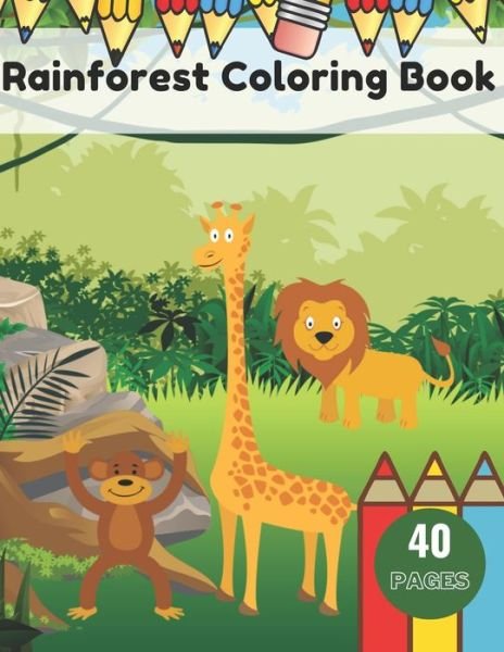 Cover for Exotic Pages · Rainforest Coloring Book (Taschenbuch) (2021)