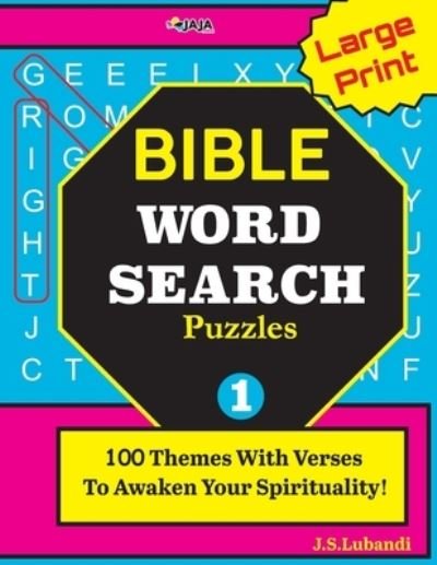 Cover for Jaja Media · Large Print BIBLE WORD SEARCH Puzzles (Paperback Book) (2020)