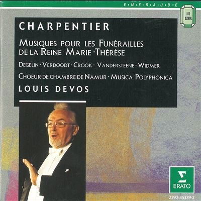 Cover for Marc-Antoine Charpentier  · Musique Pour Les Funerailles De La Reine Marie Therese (CD)