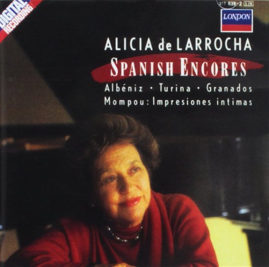 Cover for Alicia De Larrocha · Spanish Encores (CD)