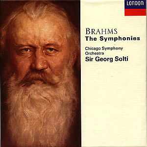 Cover for Brahms / Solti / Cso · Symphonies 1-4 / Tragic Overture (CD) (1992)