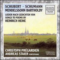 Schubert Mendelssohn: Lieder Zu Gedichten Von Heine - Pregardien Christoph - Musiikki - SONY MUSIC - 0054727731921 - 