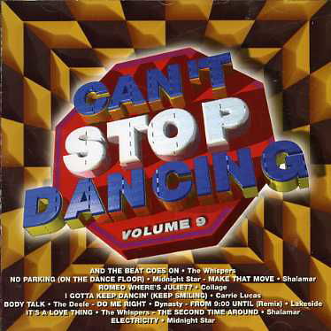 Cover for Can't Stop Dancing 9 (CD) (1990)