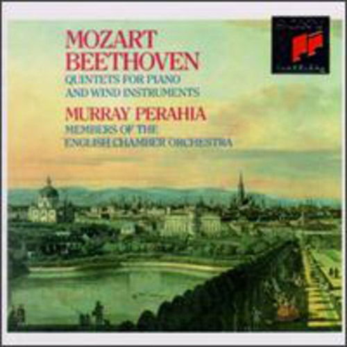 Cover for Mozart / Beethoven / Perahia / Eco Members · Quintets for Piano &amp; Winds (CD) (1986)