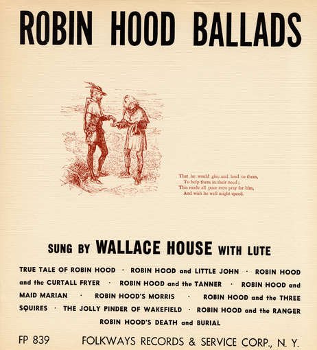 Cover for Wallace House · Robin Hood Ballads (CD) (2012)