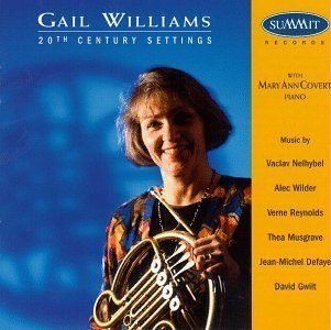 Cover for Gail Williams · 20th Century Settings (CD) (2015)