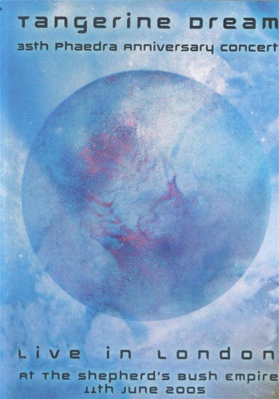 Cover for Tangerine Dream · 35th Phaedra Concert (MDVD) (2012)