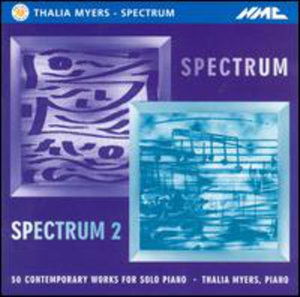 Cover for Thalia Myers · Spectrum &amp; Spectrum #2: 50 Contemp Wrks Solo Pno (CD) (1999)