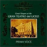 Cover for Great Singers at Gran Teatro D · Great Singers At The Liceo 1905-1930 (CD) (1995)
