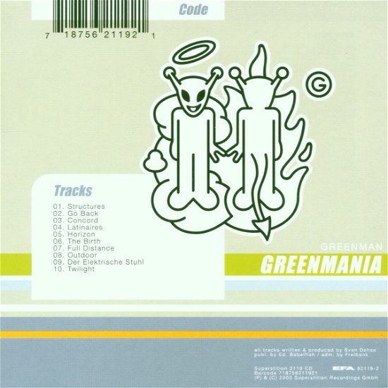 Cover for Greenman · Greenmania (CD)