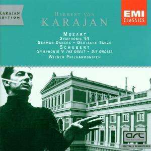 Schubert / Mozart / Karajan · Symphony 9 / Symphony 33: Karajan Edition (CD) (2001)