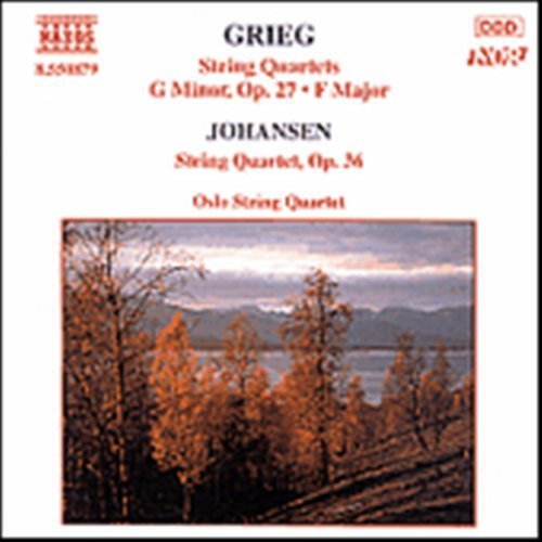 Cover for Grieg / Johansen / Oslo String Quartet · String Quartets (CD) (1994)