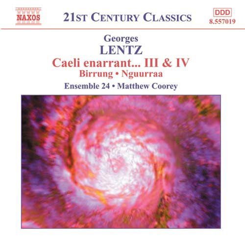 Cover for Coorey,matthew / Ensemble 24 · LENTZ: Caeli Enarrant...III&amp;IV (CD) (2002)