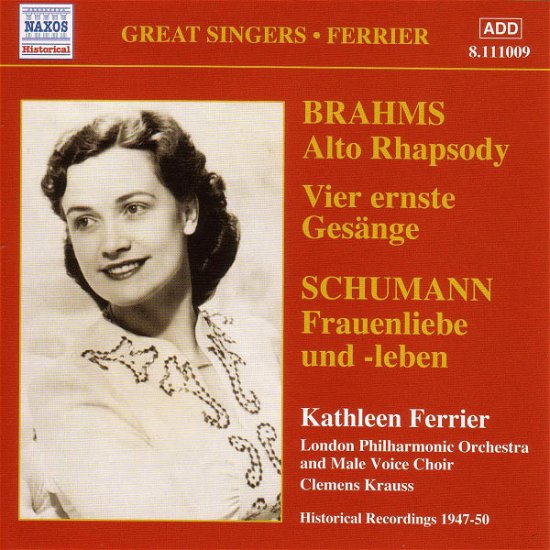 Cover for Johannes Brahms · Alto Rhapsody (CD) (2004)
