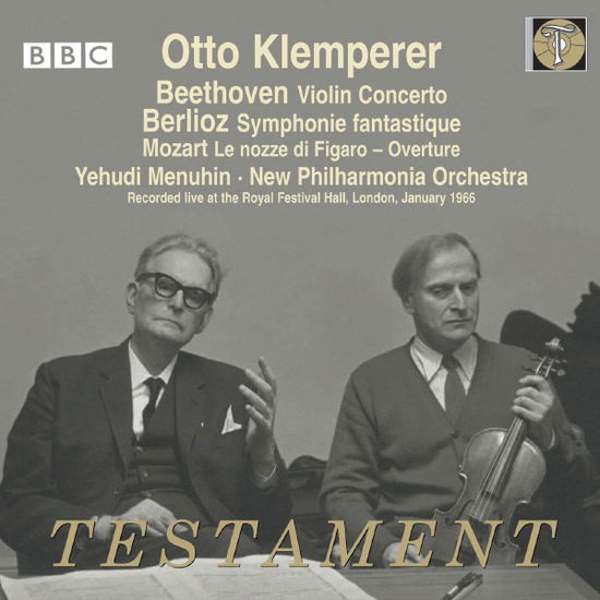 New Philharmonia Orchestra / Klemperer / Menuhin · Violin Concerto / Symphonie Fantastique Testament Klassisk (CD) (2013)