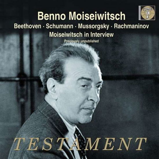 Cover for Moiseiwitsch, Benno / BBC Symphony Orchestra / Sir Adrian Boult · Benno Moiseiwitsch Testament Klassisk (CD) (2015)