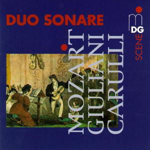 Plays Mozart Guiuliani & Carulli - Duo Sonare / Mozart / Giuliani / Carulli - Musiikki - MDG - 0760623062921 - tiistai 22. huhtikuuta 1997