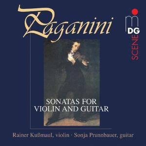 Cover for Paganini / Prunnbauer / Kussmaul · Sonatas for Violin &amp; Guitar (CD) (2003)