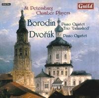 Cover for Dvorak / Borodin / St Petersburg Chamber Players · Piano Quartet Op 87 / Trio in G / Unfinished (CD) (2000)