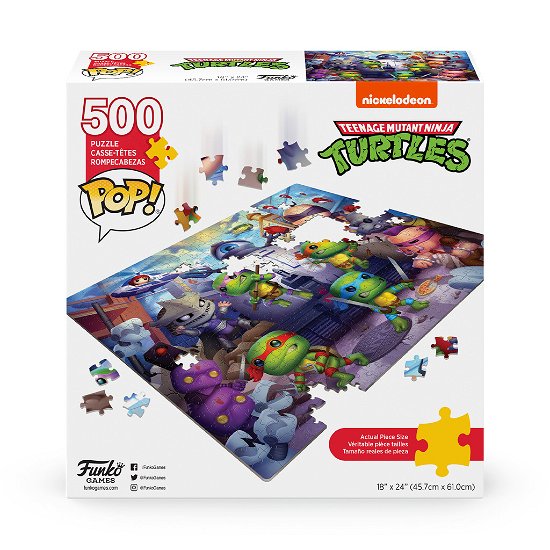Funko Games Pop! Puzzles - Tmnt - 500 Pieces (Merchandise) - Funko - Merchandise - Funko - 0889698673921 - 13. juni 2023