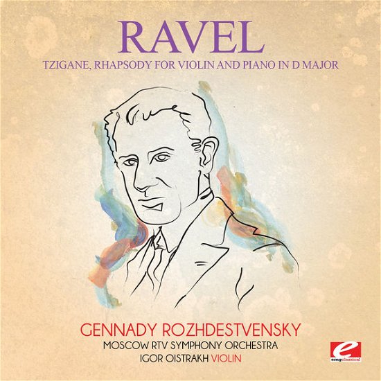 Cover for Ravel · Tzigane Rhapsody For Violin Piano D Major (CD) [Remastered edition] (2015)