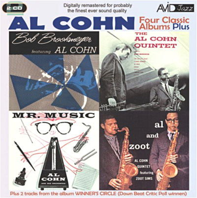 Four Classic Albums Plus (Mr Music / Al Cohn Quintet Ft Bob Brookmeyer / Al & Zoot / Bob Brookmeyer Ft Al Cohn) - Al Cohn - Musik - AVID - 5022810196921 - 16. februar 2009