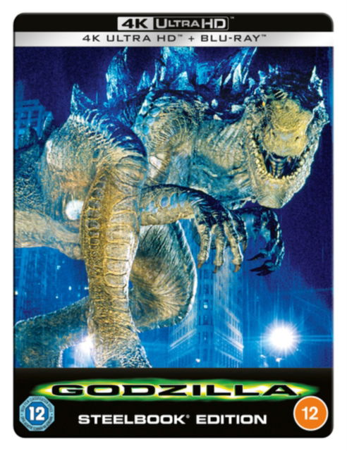 Godzilla (1998) Limited Edition Steelbook - Roland Emmerich - Elokuva - Sony Pictures - 5050630173921 - maanantai 4. maaliskuuta 2024