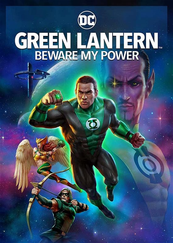 Cover for Green Lantern Beware My Pwr DVD · DC Universe Movie - Green Lantern - Beware My Power (DVD) (2022)