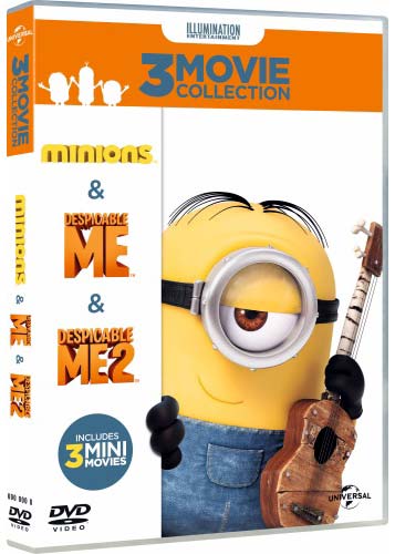 Cover for 3 Movie Collection · Minions / Despicable Me / Despicable Me 2 (DVD) (2015)