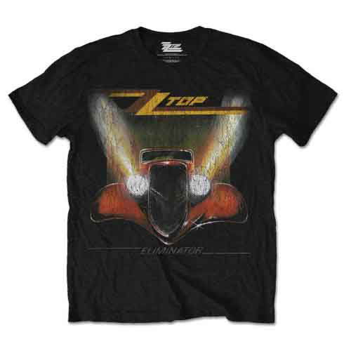 ZZ Top Unisex T-Shirt: Eliminator (Black) - ZZ Top - Produtos - Epic Rights - 5055979901921 - 21 de maio de 2015