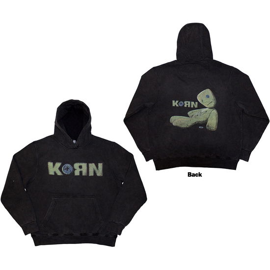 Korn Unisex Pullover Hoodie: Doll Issues (Back Print & Wash Collection) - Korn - Gadżety - - 5056737296921 - 22 listopada 2024