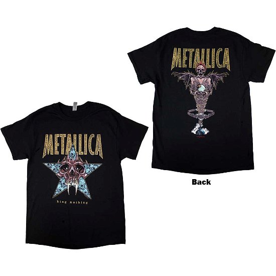 Metallica Unisex T-Shirt: King Nothing (Back Print) - Metallica - Merchandise - ROCK OFF - 5060489507921 - January 22, 2020