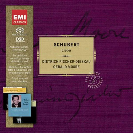 Cover for Dietrich Fischer-dieskau · Schubert: Lieder (CD) [Limited edition] (2012)