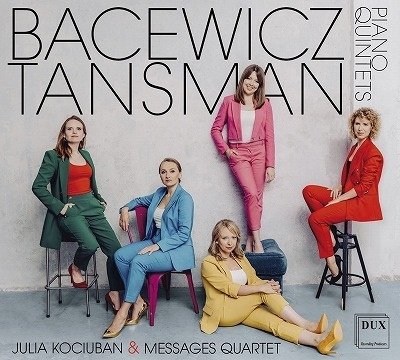 Cover for Bacewicz / Messages Quartet / Kociuban · Piano Quintets (CD) (2022)