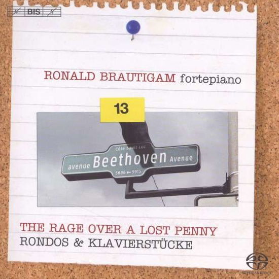 Beethovensolo Piano Vol 13 - Ronald Brautigam - Musik - BIS - 7318599918921 - 2. juni 2014