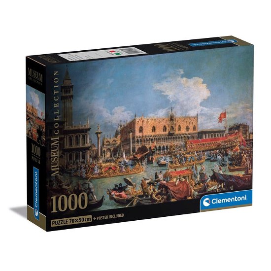 Canaletto - (Compact Box 1000 Stukjes) - Museum Collection - Gesellschaftsspiele - Clementoni - 8005125397921 - 
