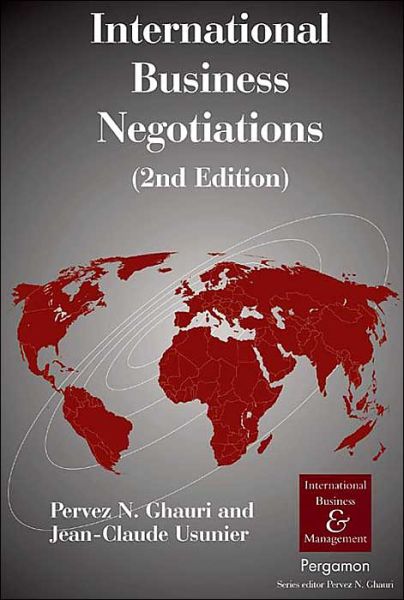 Cover for International Business Negotiations - International Business and Management (Hardcover Book) (2003)