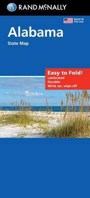 Rand McNally Easy to Fold: Alabama State Laminated Map - Rand Mcnally - Books - RAND MCNALLY - 9780528025921 - May 6, 2022