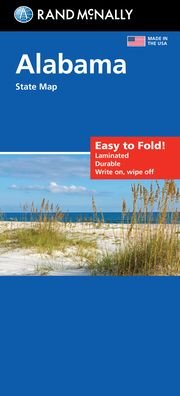 Cover for Rand Mcnally · Rand McNally Easy to Fold: Alabama State Laminated Map (Paperback Book) (2022)