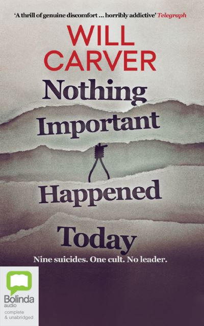 Cover for Will Carver · Nothing Important Happened Today (CD) (2020)