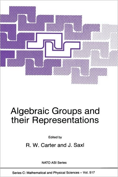 Cover for R.W. Carter · Algebraic Groups and their Representations - NATO Science Series C (Paperback Book) [1998 edition] (1998)