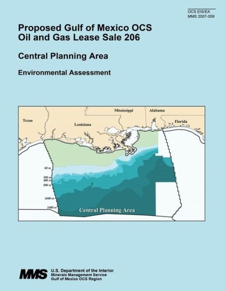 Cover for U S Department of the Interior · Proposed Gulf of Mexico Ocs Oil and Gas Lease Sale 206 (Pocketbok) (2015)