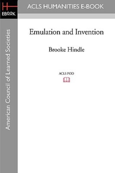 Cover for Brooke Hindle · Emulation and Invention (Pocketbok) (2008)